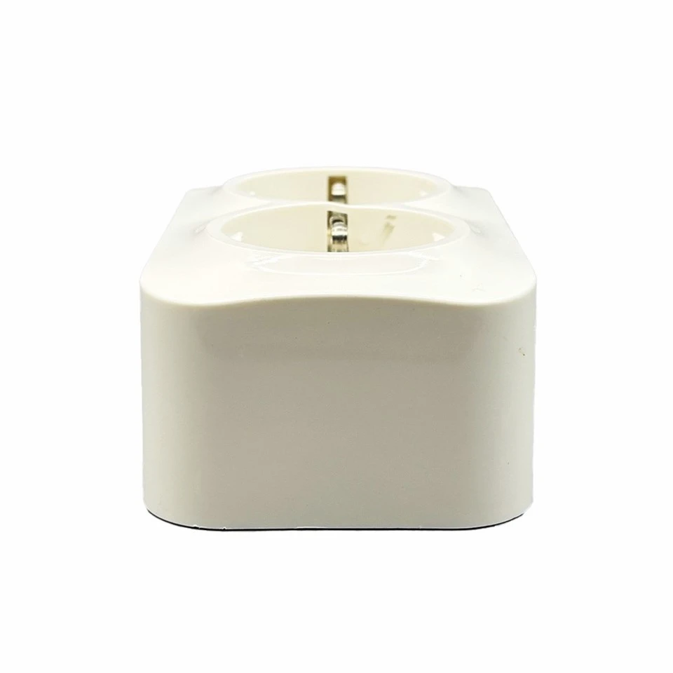 Double Socket Outlet Earth-ceramic high quality