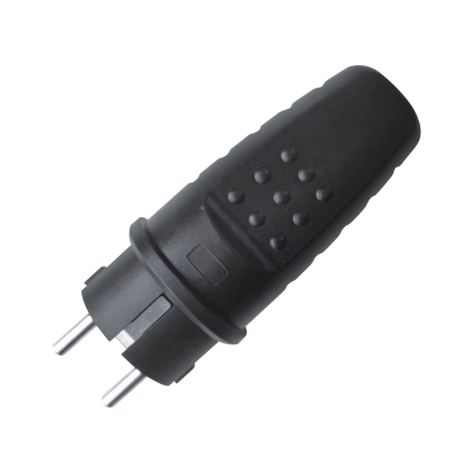 Kumi Schuko Plug 16a Musta
